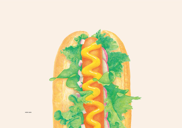 Hor Cafe Poster Hot Dog
